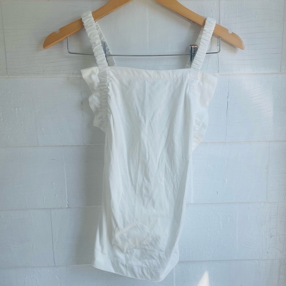 Free Assembly Shirred Flounce Tank - Picture 2 of 7